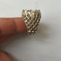 رکاب انگشتر مردانه نقره دستساز