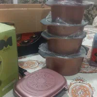 سرویس قابلمه ۱۴ پارچه گرانیتی