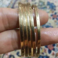 النگوطلا ۵عددسایز۳ ۱۵۰بالا خام ۱۷گرم ۴۱۰سوت