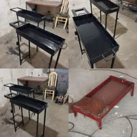 منقل کبابی قوی و ضخیم باربیکیو هیزمی