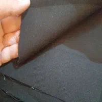 پارچه کتان مشکی ضخیم