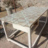 میز چوبی راش ابعاد یک در ۲