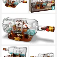 لگو کشتی درون بطری سری IDEAS شماره 92177 اورجینال|اسباببازی|تهران, جردن|دیوار