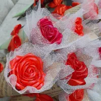 فروش گل روبانی شاین دار|گل مصنوعی|محمدیه-قزوین, |دیوار