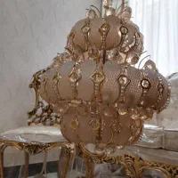 2 عدد لوستر 15 شاخه سلطنتی مناسب تالارها
