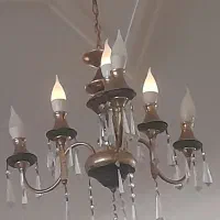 لوستر قدیمی آبکاری شده طلایی