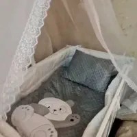 تخت کنار مادر با کریر نو|تخت و صندلی بچه|اسلامشهر, شهرک قائمیه|دیوار