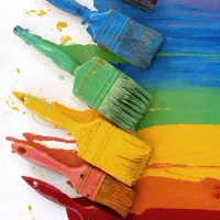 نقاشی ساختمان و کاغذ دیواری