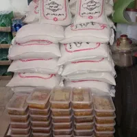 عسل طبیعی و برنج