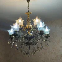لوستر برنج ۳ عدد