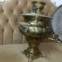 سماور و سینی عتیقه|کلکسیون اشیاء عتیقه|قزوین, |دیوار