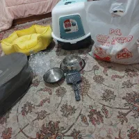 وسایل گربه کاملا نو میباشد هیچ استفاده ای نشده