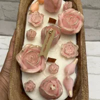 شمع با ظرف چوبی|صنایع دستی و سایر لوازم تزئینی|تهران, اختیاریه|دیوار