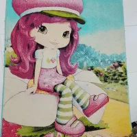 فرش اتاق خواب عروسکی دخترانه