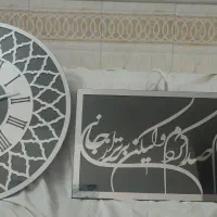 ست ساعت و تابلو دیواری آیینه ای