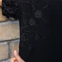 چادر جده فول گلدوزی جنس ، کرپ کن کن نو|لباس|مشهد, شیرودی|دیوار