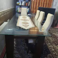 میز ناهار خوری هشت نفره|میز و صندلی غذاخوری|ابهر, |دیوار
