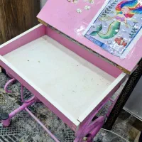 میز تحریر دخترانه صورتی رنگ|میز تحریر و کامپیوتر|رشت, باهنر|دیوار