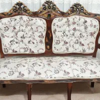 مبل سلطنتی ۹ نفره چوب گردو اصل