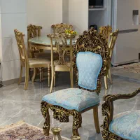 مبل سلطنتی با میزنهارخوری۶نفره درحدنو|مبلمان خانگی و میز عسلی|تنکابن, |دیوار