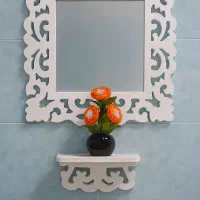 آینه شِلف های دیواری حمام و توالت ضدآب جامسواکی|لوازم حمام|مشهد, کوشش|دیوار