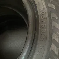 ۴عدد لاستیک ۲۰۵ رینگ ۱۴ کویر تایر اکبند  نو