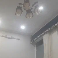 دو عدد لوستر چوبی در حد نو