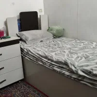 سرویس خواب تخت(زیرش تخت مهمان دارد)دراور،دکور،عسلی|تخت و سرویس خواب|قم, زینبیه|دیوار