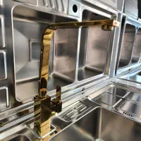 شیر ظرفشویی طلایی سیمینه|مصالح و تجهیزات ساختمان|رشت, پارک شهر|دیوار