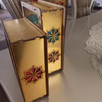 شلف چوبی دیواری ۳۵۰ تومن|کتابخانه، شلف، قفسههای دیواری|خوی, |دیوار