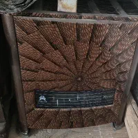 بخاری گازی سالم  و طرح شومینه بدون ضرب دیدگی