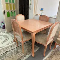 مبل کلاسیک فرانسوی و نهارخوری ۴ نفره نو|مبلمان خانگی و میز عسلی|تهران, ائمه اطهار|دیوار