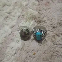 دو عدد انگشتر نقره|بدلیجات|خلخال, |دیوار