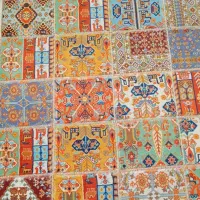 قالیچه ماشینی چهل تیکه