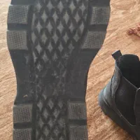 نیم بوت چرم مصنوعی مردانه