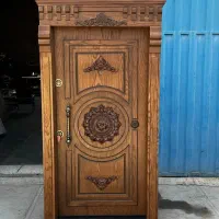 درب ضدسرقت درب لابی ترک نرده شیشه‌ای،استیل کد R025|مصالح و تجهیزات ساختمان|امیرکلا, |دیوار