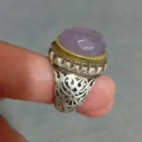 انگشتر نقره کار دست