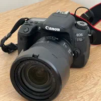 دوربین canon77D لنز 18-135
