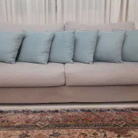 مبل سه نفری خارجی با پارچه ترک