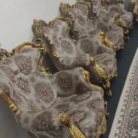 مبل سلطنتی۹نفر با ساعت ایستاده و سرویس خواب|مبلمان خانگی و میز عسلی|چهاردانگه (تهران), |دیوار