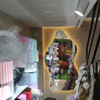 ایینه قدی بزرگ باهالوژن رنگی