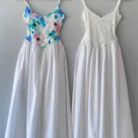 لباس سفید ساحلی شومیز استوک اورژینال