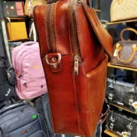 کیف چرم طبیعی مردانه دوشی دست دوز|کیف، کفش، کمربند|اردبیل, |دیوار