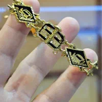 فروش دستبند و گردنبند طلا میناکاری مشکی کم اجرت|جواهرات|اهواز, ۳۰ متری|دیوار