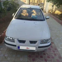 سمند SE بنزینی مدل 93 سفید رنگ تمیز