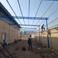 اجرای جوشکاری  ساخت نصب سوله سبک