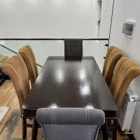 سرویس ناهار خوری ۶نفره|میز و صندلی غذاخوری|ساری, |دیوار