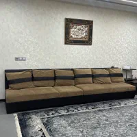 مبل ۱۰نفره راحتی تمیز سالم+جلومبلی(میز و گل‌میز)|مبلمان خانگی و میز عسلی|شیراز, شهرک فرهنگیان|دیوار