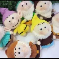 عروسک های بافتنی هفت کوتوله