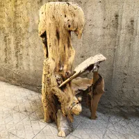 صندلی چوبی روستیک خاص و کلکسیونی